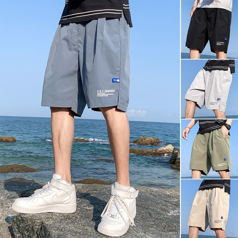 Herren Ice Silk Quick-Dry Shorts – Leichte Sommersportbekleidung
