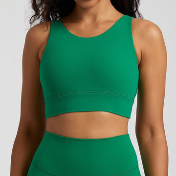 Nude Cross-Back Sports Br. Atmungsaktives Yoga- und Fitness-Top für Damen